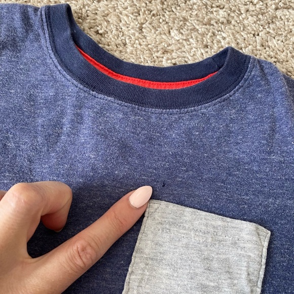 Carters toddler boy short sleeve blue t-shirt tee size 4T - Picture 4 of 6